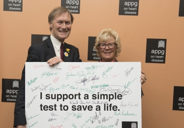 Sir David supports APPG on Heart Disease to prevent early deaths from heart attack